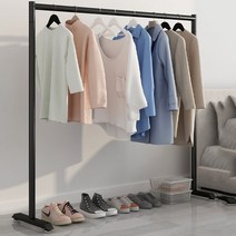 행거 까사미아헹거 금속 코트 랙 서 있는 의류 금 산업의 로프트 옷걸이 현대 입구 현관, 100x130cm