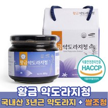 식약처인증 국산 100% 약 도라지청 600g x 1병 국내산 3년근 약도라지 쌀조청 사포닌