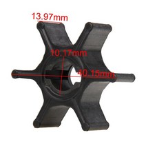 ATV 보트 부품 호환 임펠러 스즈키 4hp 5hp 6hp 8hp dt4 dt5 dt6 dt8 선외기 엔진 18-3097, 블랙, 블랙