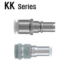 KK Series 1set 커플러 플러그 소켓 PLUG SOCKET 이지 카플러 EASY COUPLING 원터치 피팅 SMC 한국SMC, KK4P-12H KK4S-12H 1SET
