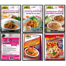 태국 소스 모음 팟카파오무쌉 팟타이 랍남톡 끈적국수(1팩) 양파후레이크 똠양소스 마마라면 태국라면