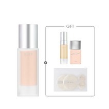 RMK 젤크리미 파운데이션 젤크리미파데디럭스1개 + 메베디럭스1개 + 에어퍼프 4종, 202
