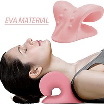 경추 척추 베개 목베개 운동 허리 통증 감소 셀프관리 들것 스트레치 중력 근육 견인 어깨 마사지 완화, 어번