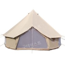 거실형 텐트 천막 그늘막 스크린 메쉬스크린 럭셔리 패밀리텐트, E. 5m 옥스퍼드 텐트 베이지/측벽 굴뚝