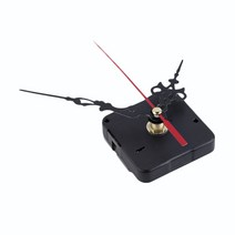 사일런트 벽시계 1 세트 쿼츠 무브먼트 메커니즘 블랙 레드 DIY 시계 시침/분침