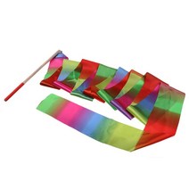 리듬체조리본 리듬 댄스 리본 체육관 스트리머 회전 예술적 춤, 02 3mx10cm