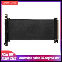 PCI Express 16x 플렉시블 케이블 카드 고속 확장 포트 어댑터 라이저 카드 1U 2U 3U 마이닝 광부용 1 슬롯 PCIe X16 라이저, CHINA, 30CM adapter cable