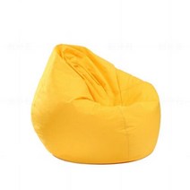 빈백 쇼파 새로운 방수 대형 콩 가방 게이머 beanbag 성인 야외 게임 정원 큰 팔, 노란색