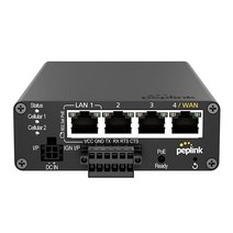 Peplink MAX 트랜짓 코어 | 이중 SIM 슬롯이 있는 듀얼 LTEA 모뎀 | 802.3 PoE+ 출력 | 보안을 위한 디자인 | 대역 외 관리 및 점화 감지 지원 | MA, MAX Transit Core