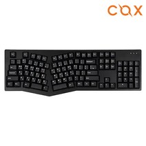 COX CNC 알루미늄 어고노믹 게이트론 기계식 유선 키보드 황축, CA106, 일반형