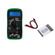 고성능전류 휴대용 디지털 멀티 미터 LCD 백라이트 ACDC 전류계 전압계 옴 전압 테스터, 03 green