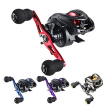 AC 베이트릴 민물 바다 루어낚시릴 오징어 한치 갈치 쭈꾸미 문어, 좌핸들, AC20퍼플