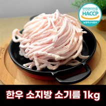 디에스미트 뉴스공장 한우 소지방 소기름 두태기름 1kg(500gx2ea) 우시산한우 냉동, 1kg, 1개