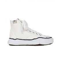 [정품] 메종 미하라 야스히로 피터슨 OG 솔 캔버스 하이탑 스니커즈 화이트 Maison Peterson Sole Canvas High-top Sneakers 1096505