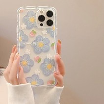 샤샤 딸기플라워 아이폰케이스