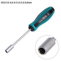 5 55 6mm 소켓 스크루 드라이버 스틸 렌치 육각 키 스패너 너트 나사 수리 도구, 01 5.0MM
