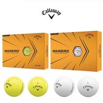 캘러웨이 워버드 골프공 2.0 1더즌 화이트/옐로우 택일 고반발 비거리 Callaway, 화이트1더즌