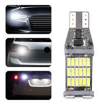 화이트 T15 W16W 921 912 T16 902 LED 전구 높은 전력 4014SMD 슈퍼 밝은 1200LM 자동차 반전 빛에 대 한, 한개옵션1, 한개옵션0