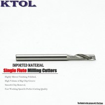 수입 3.17512mm 1 플루트 엔드 밀 카바이드 라우터 비트 나무 아크릴 10pc 커터 CNC 도구 나선형 조각, 01 3.175 x 12MM