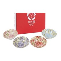 BYK 일본 찬기4p 답례품 나눔접시그릇세트다기세트 그릇세트 그릇 접시 다기 밥그릇 공대 식기 식기세트 접시그릇세트, 본상품