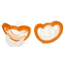 RaZbaby 졸리팝 영아용 쪽쪽이 신생아용 0-3개월 2개입 1팩 핑크 153386, 2 ct orange
