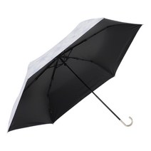 Waterfront 접이식 우산 양산 겸용 우산 umbulatio 슬렌더 핸들 UV 블록 릴리 미스티 블루 53 cm 골드 핸들 UV 컷 99.9% 여성 S353-0795BL1-B1