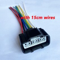 12 핀 90980-11151 90980-11664 1JZ 2JZ-GTE 엔진 점화기 커넥터 모터 액추에이터 기어 리티밍 플러그 Toy, 01 1 set of female, 02 with 15cm wires