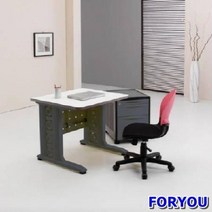 Foryou2779 일자형책상 컴퓨터책상 조립식책상 철제책상 책상 책장 책꽂이, 그린 블랙