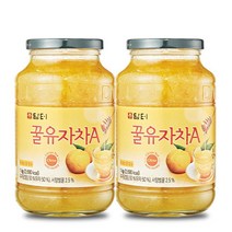 [담터] 꿀유자차A 1kgX2개+전용안전포장, 상세 설명 참조