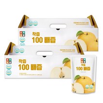 순수식품 착즙 100% 배즙, 100ml, 60개입