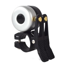 로드 사이클링 벨 링 혼 클래식 자전거 보호 혼 안전 경보 경보 경보, 은