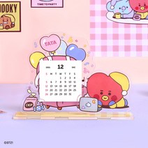 [BT21] 아크릴 스탠드 캘린더 [파티], RJ, RJ
