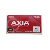 AXIA 엑시아 231 고강도 순간접착제 20g (1박스 30개)