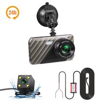 4채널블랙박스 블랙박스2채널 룸미러 화물차 dash cam 4 in 24h car hd, 후면 렌즈로 24시간, 32g tf 카드