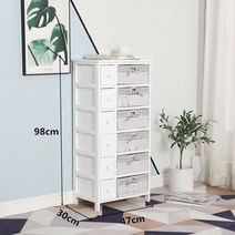 드레스룸 라탄 서랍장 틈새 플라스틱 수납장 슬림 옷장, 6단 무늬