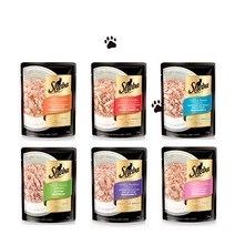 쉬바 고양이 주식 파우치 참치와 연어, 참치와 게맛살70g