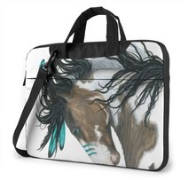 노트북 케이스 탐탁 귀여운 노트북 파우치 가방 패드 케이스 말 가방 shockproof kawaii 컴퓨터 가방 travelmate crossbody 파우치, 156인치, 13
