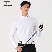 남성 골프 웨어 남자 기모 이너 티 셔츠 포인트 의류 운동 복 가을 겨울 실외 스크린 실내 연습 장