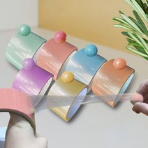 테이프공 테이프볼 찐득볼 끈끈이 만들기 집콕놀이 4.8cm 6cm, 주황
