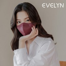 에블린 컬러 마스크 50매 10종 택 1 새부리형, 그린:중형