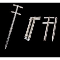 시료 채취기 토양 곡식 곡물 추출기 스테인리스 샘플 접이형 샘플러, 외경 38mm x 길이 3.5m(접었을 때)