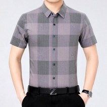 여름 빅사이즈 아빠 반팔 셔츠 환갑 아버지 생일 선물 40대 남자 친구 50대 60대 생신 부모님 결혼기념일 b