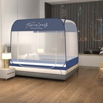 몽골게르텐트 대형 Yurt-모기장 무료 설치 접이식 360 전체 패키지 집 침실 캐노피 텐트 가정용 직물, 11 011_02 1.5x2.0m