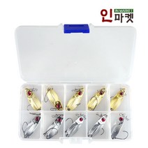 트라우트스푼1 송어 산천어 스푼 세트 겨울 얼음 낚시, 트라우트스푼1 3.5g 미늘