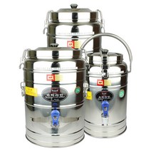 우성금속 대용량 스텐 보온보냉물통 업소용 행사용, 8호, 단품