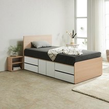 모던 슈퍼싱글 중학생 수납형 침대 BED 자취방 원룸 부부트윈 1인용 SS