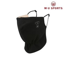 [AK수원점] [엠유스포츠] 공용 기모 마스크 (MU22C33UI01), 블랙 `1105326087`