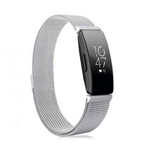 fitbit 핏빗 인스파이어 메탈 메쉬시계밴드 마그네틱 스트랩 실버 MA2SV