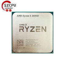pc부품 AMD-Ryzen 5 2600X 3.6 GHz 중고 게이밍 젠 0.012 코어 스레드 CPU 프로세서 YD260XBCM6IAF 소켓 A, 한개옵션0
