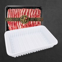 정육 갈비트레이 4kg 종합3호 10개 PP용기 고기포장 갈비용기 한우선물포장 종3, 검정